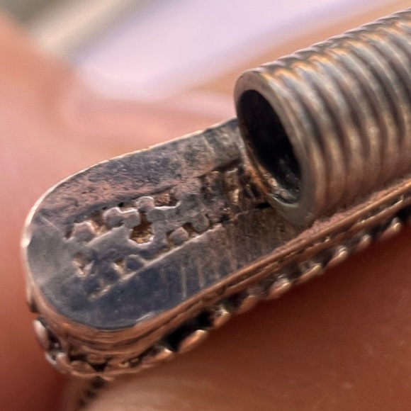 Silpada antique Sterling Silver Multi Strand Toggle  OTTOMAN style Bracelet 27g - Picture 4 of 13